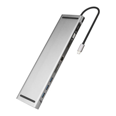 10 - in - 1 Hub Docking Station0Zenova