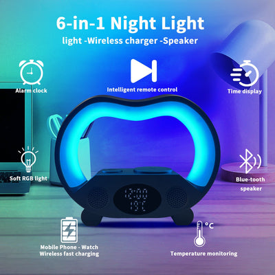 6 - in - 1 Multifunctionele Draadloze Lamp0Zenova