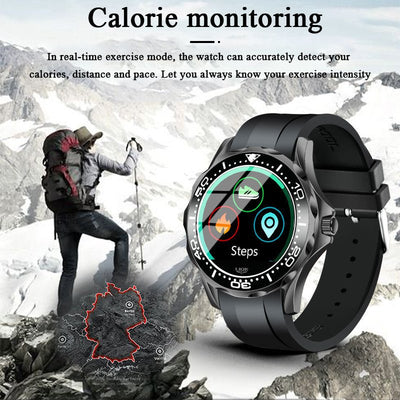Heren smart watch – multifunctioneel, waterdicht en draagbaar0Zenova