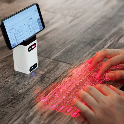 Virtual Laser Keyboard with Mouse – Bluetooth Wireless for Laptop & Phone0Zenova