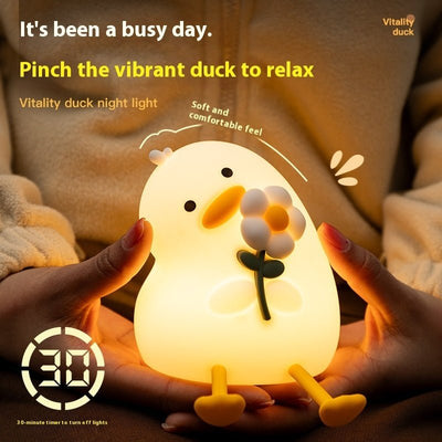 Vitality Flower Duck LED Nachtlampje0Zenova